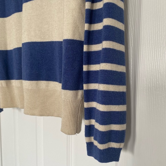 Wilfred Free | Vintage Blue and White Striped Starboard Sweater - Picture 5 of 14